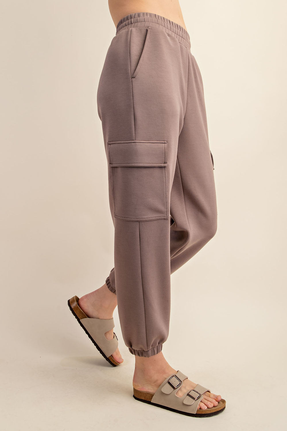 Scuba Cargo Jogger Pants - Mocha