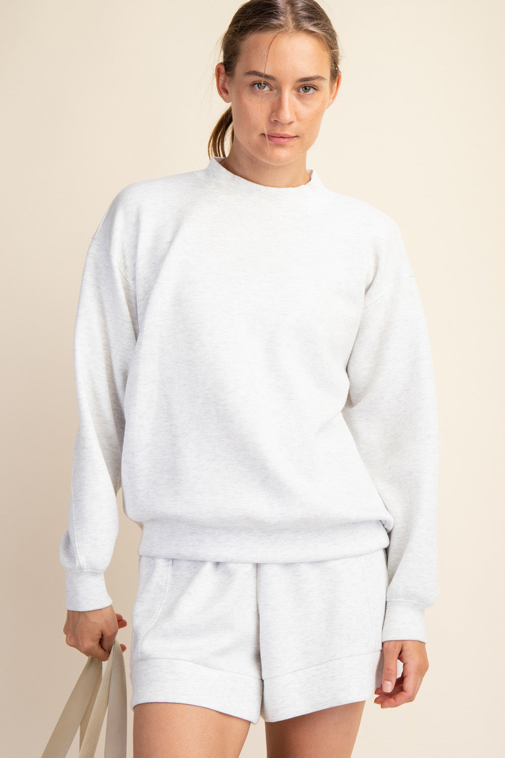 Modal Scuba Mock Neck Pullover