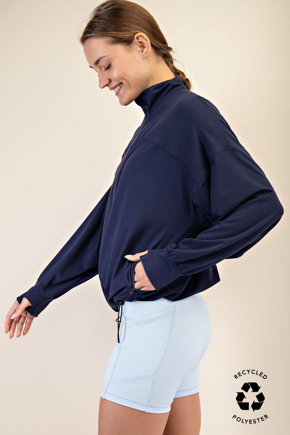 Butter Long Sleeve Zip-Up Jacket