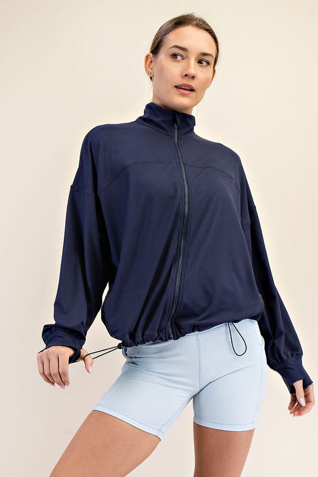 Butter Long Sleeve Zip-Up Jacket