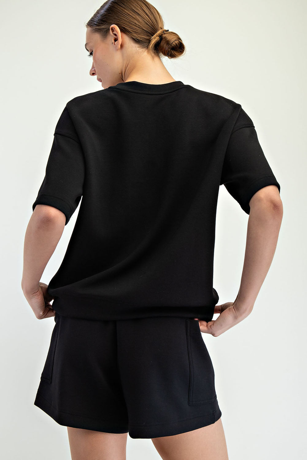 Modal Poly Short Sleeve Top