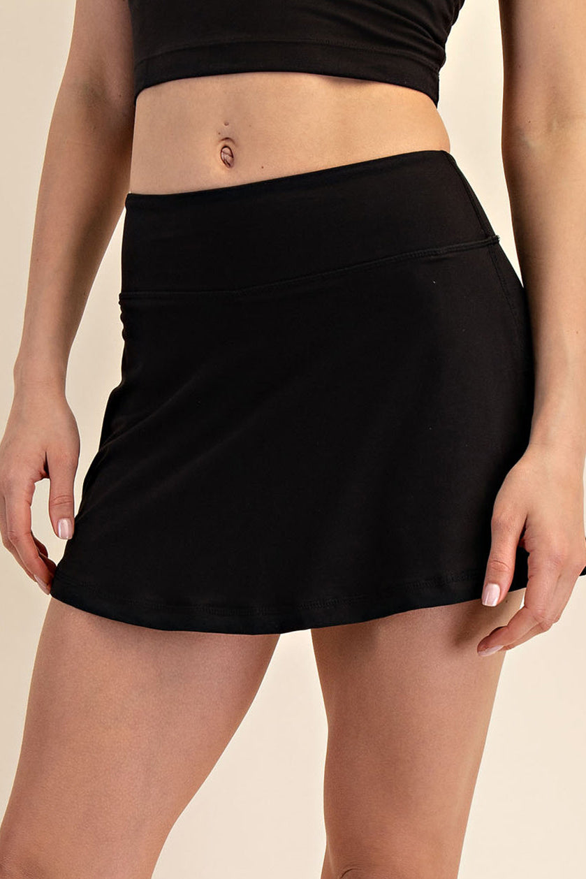 Butter Basic Skort-Black