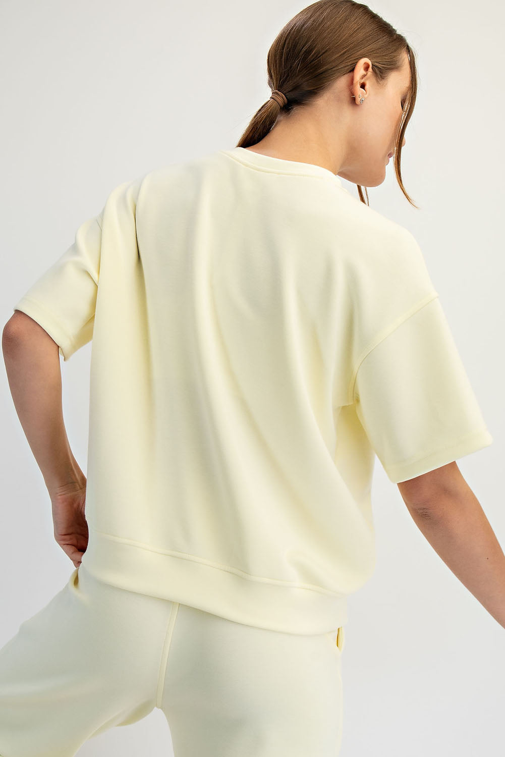 Modal Poly Short Sleeve Top