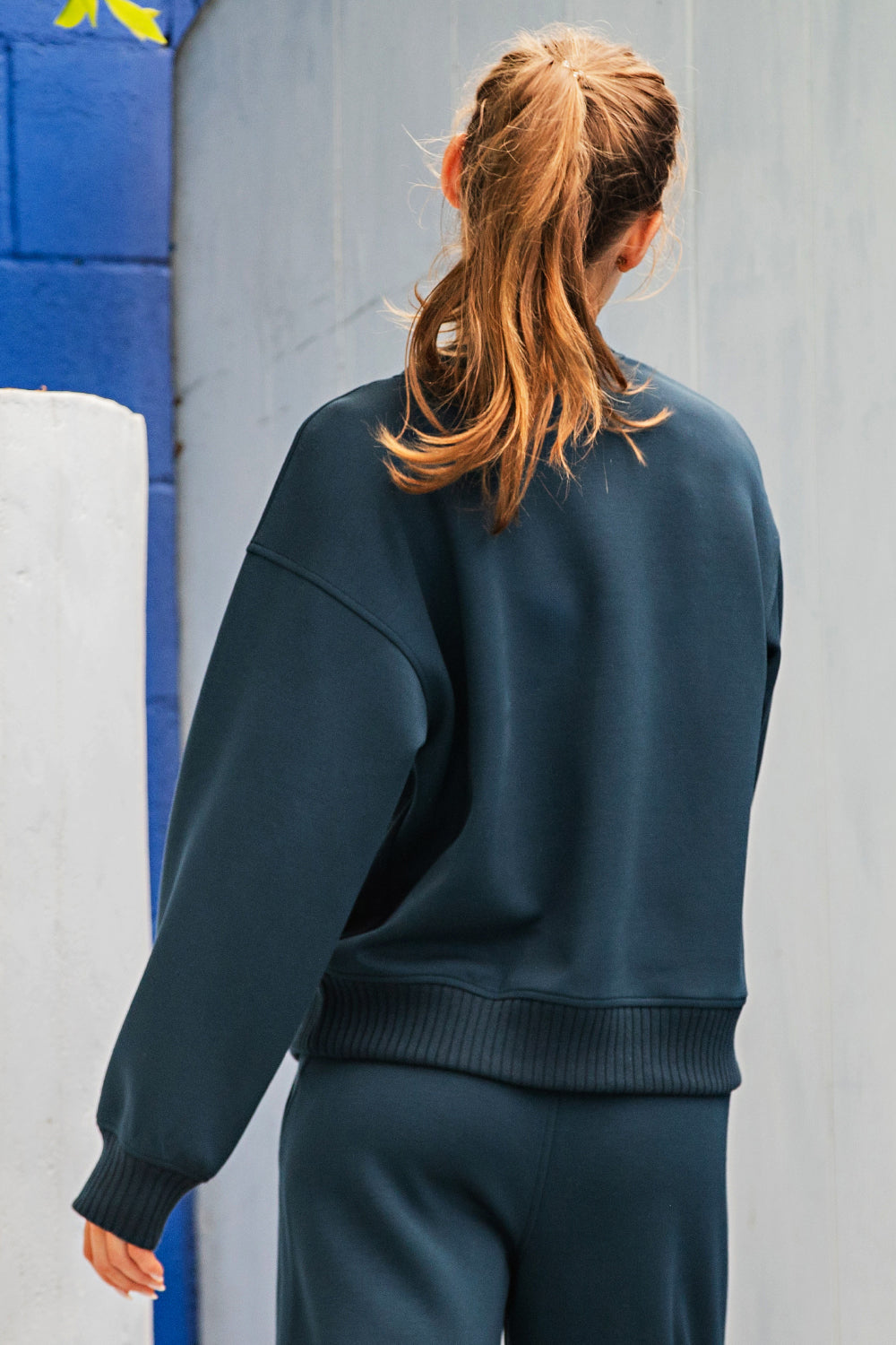 Modal Poly Basic Crew Neck