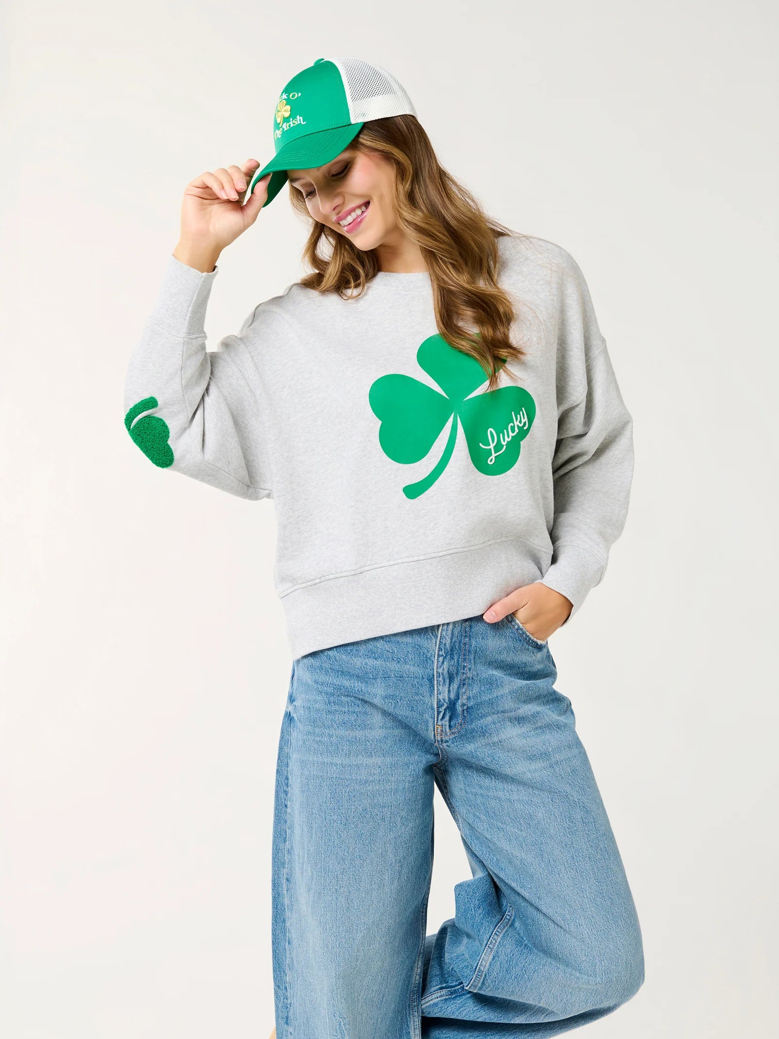 Shamrock Lucky Relaxed Sweatshirt
