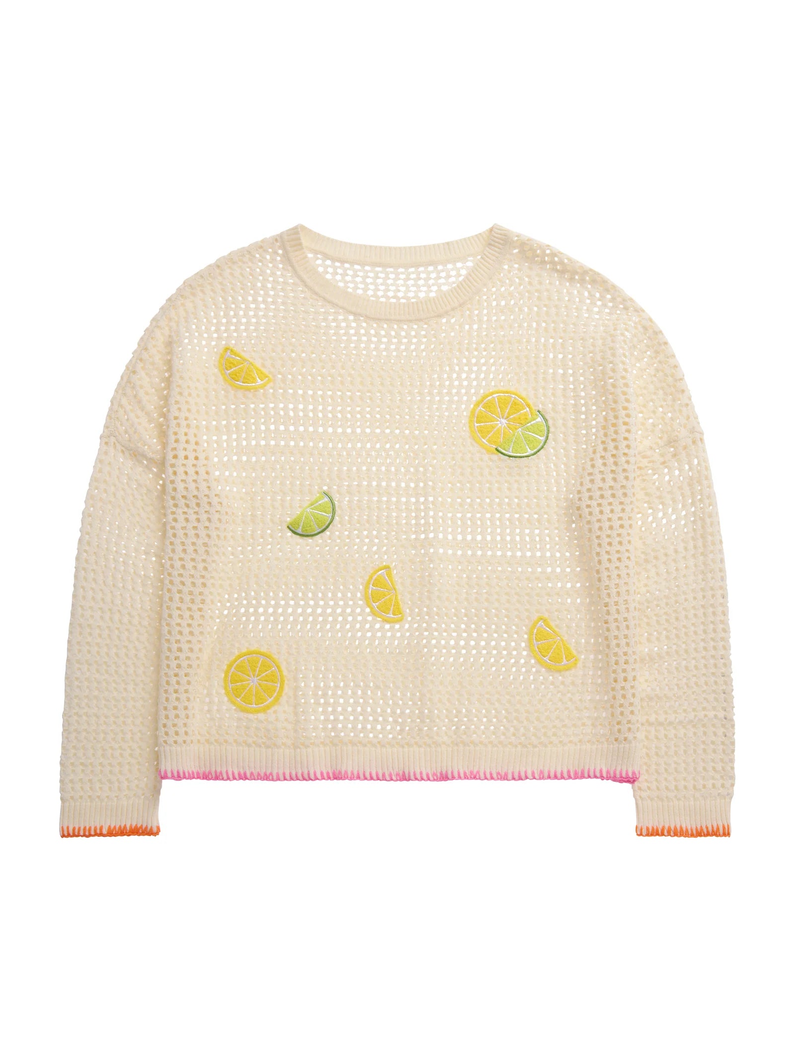 Citrus Mesh Sweater