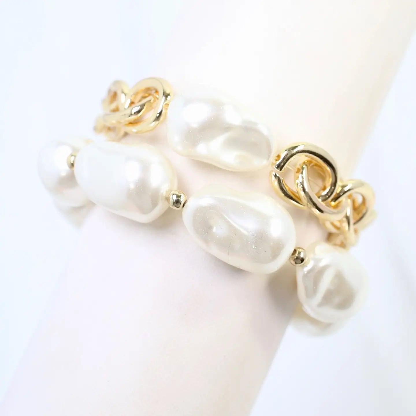 Rosey Pearl Bracelet Set