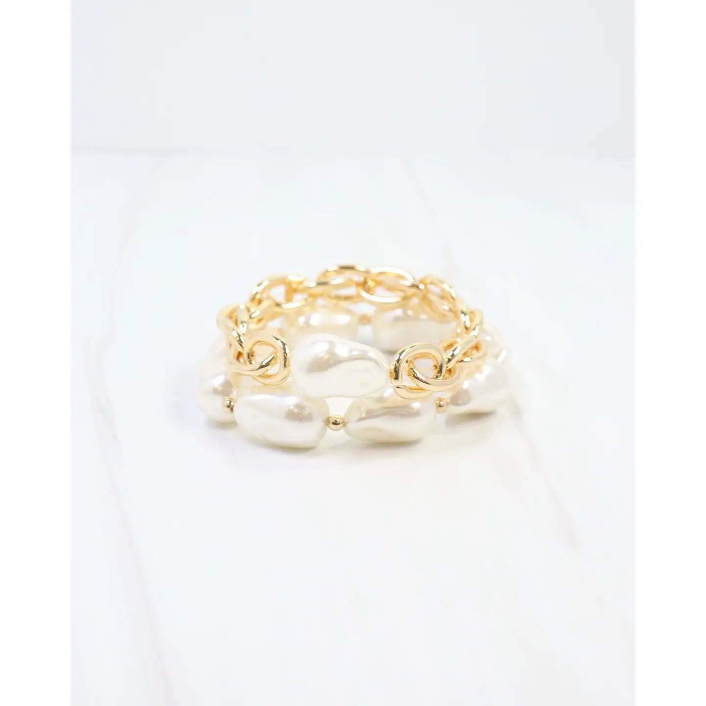 Rosey Pearl Bracelet Set