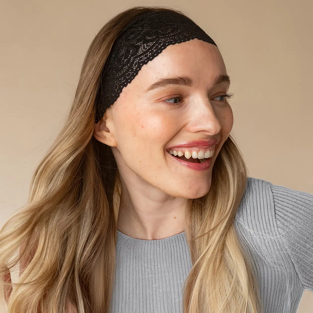 Kitsch Wide Lace Elastic Headbands 2pc Set