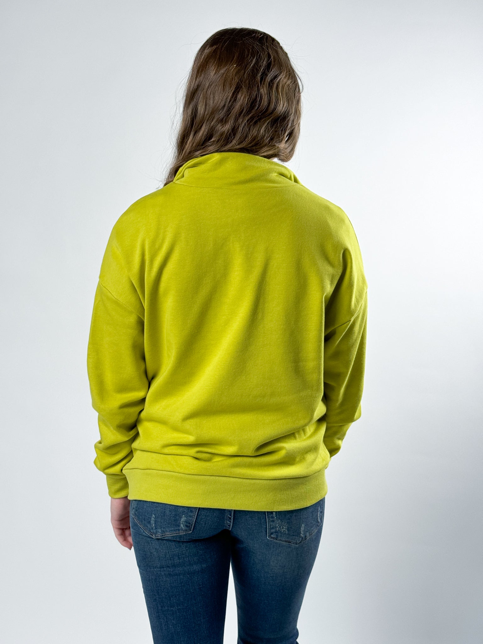 Staccato Half Zip-Up - Lime