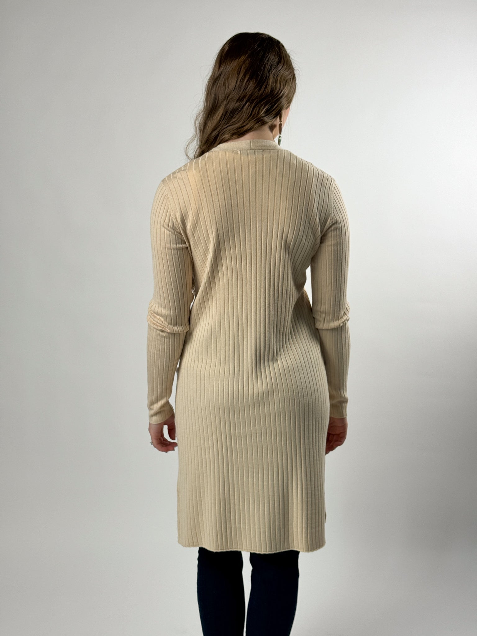 Staccato Long Sleeve Ribbed Cardigan