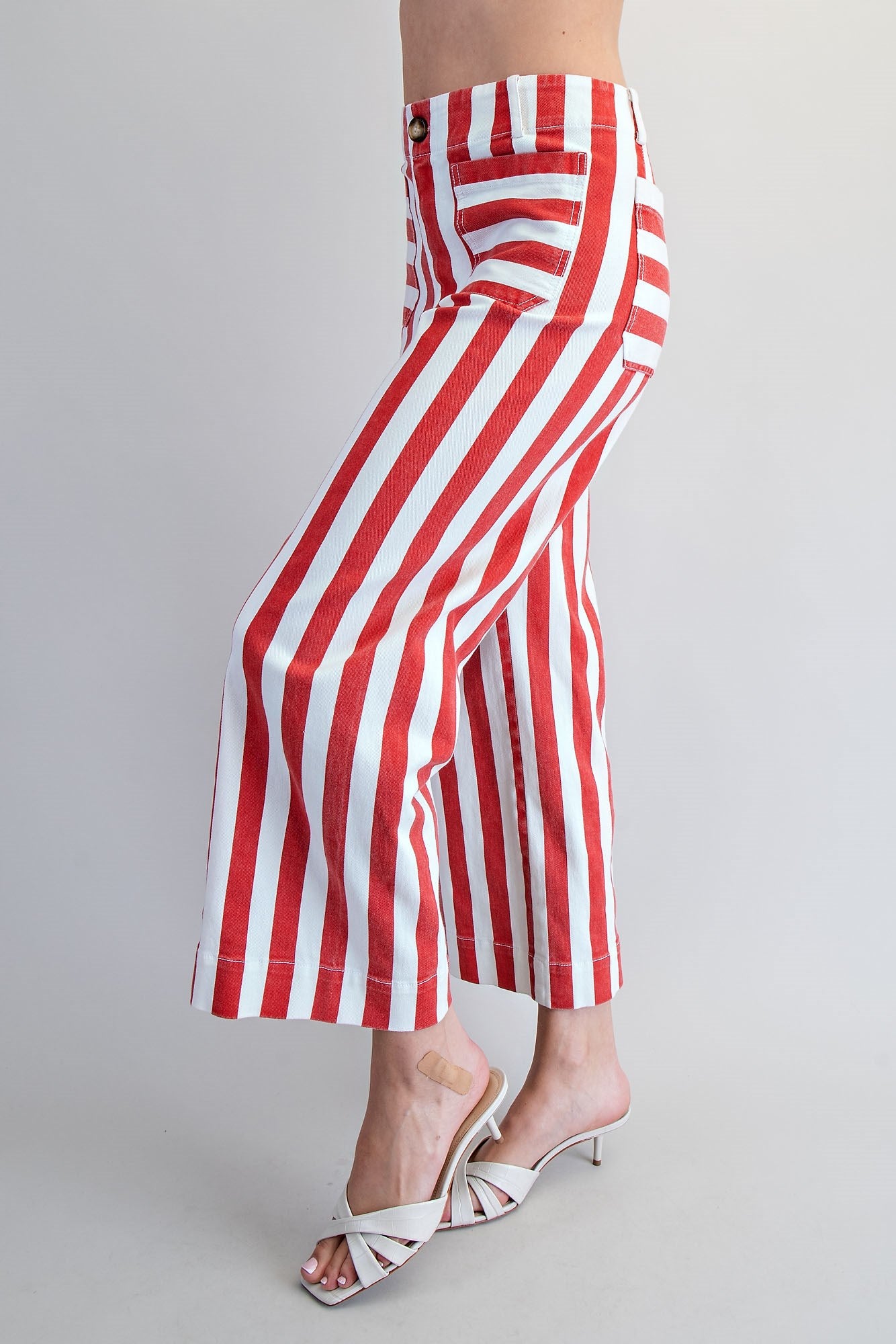 Striped Straight Leg Pants