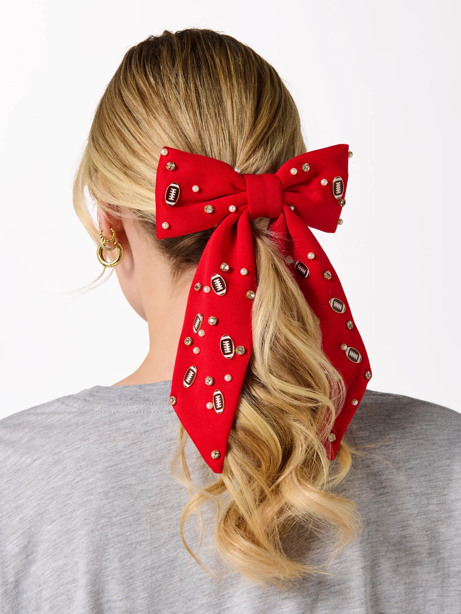 Game Day Charms Bow Clip