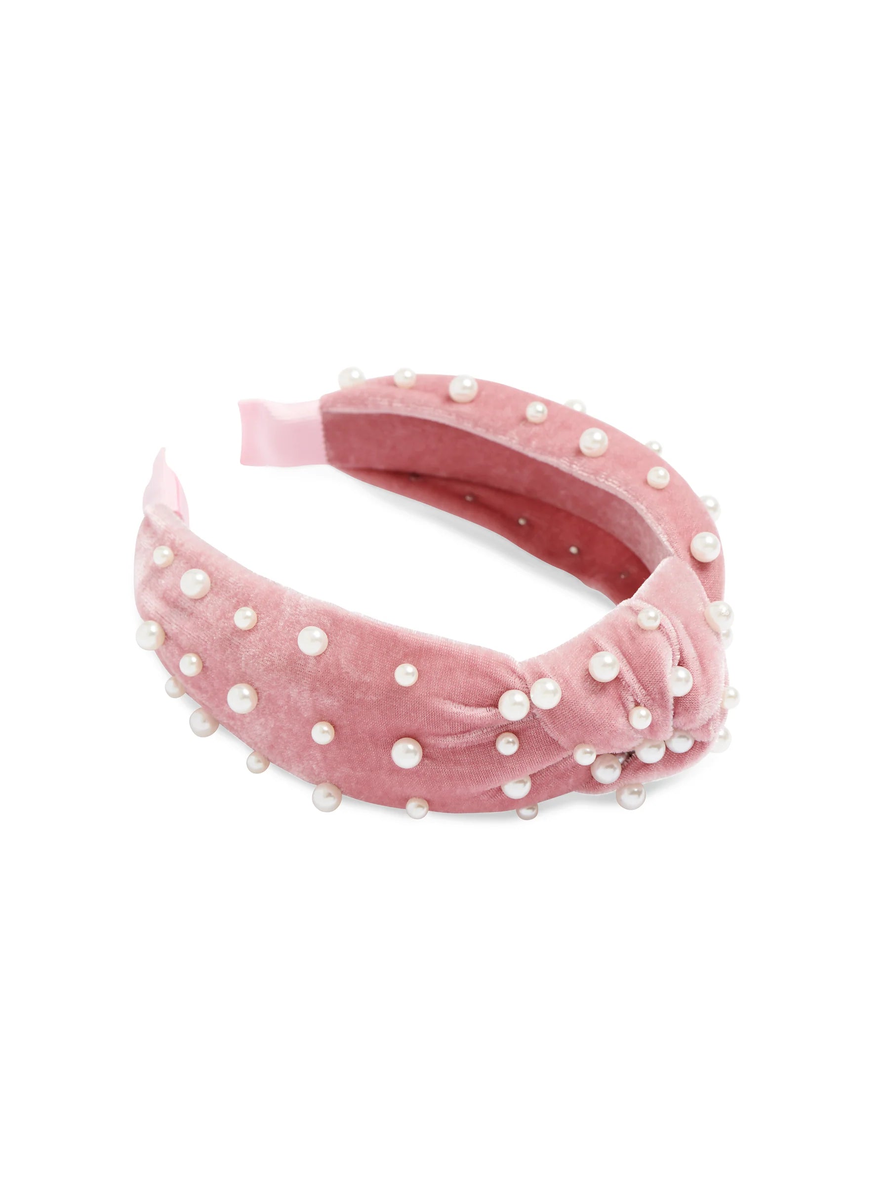 Velvet & Pearls Knotted Headband