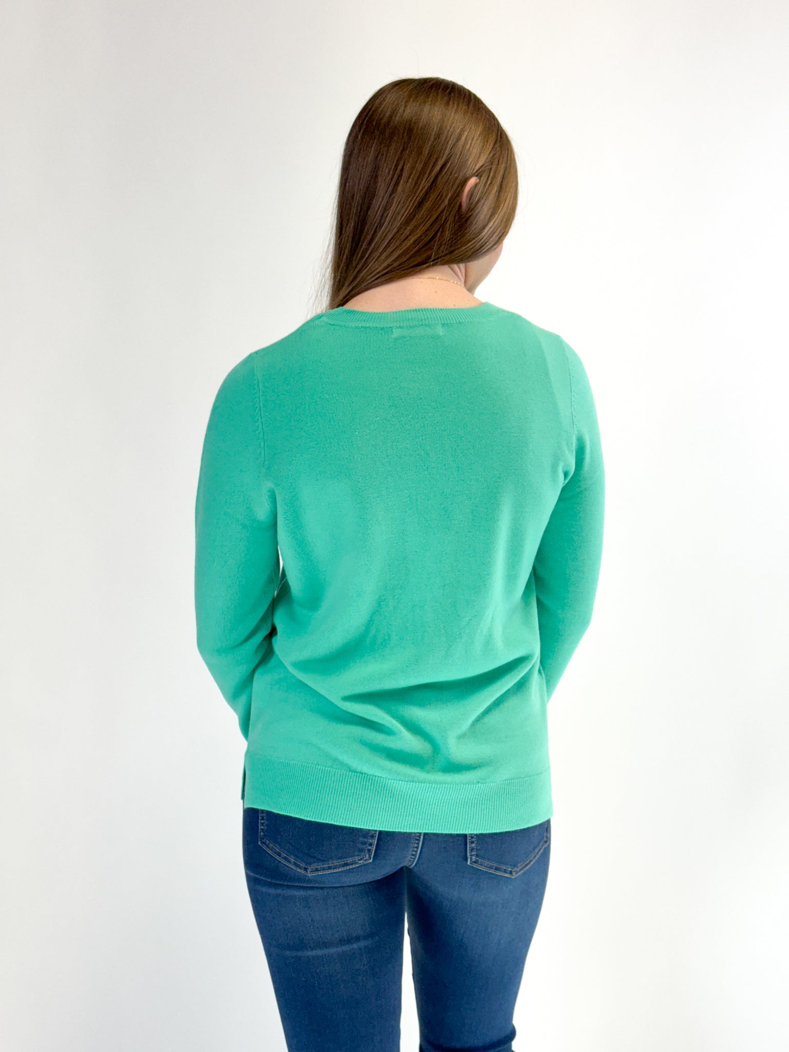 Basic Crewneck Sweater - Mint