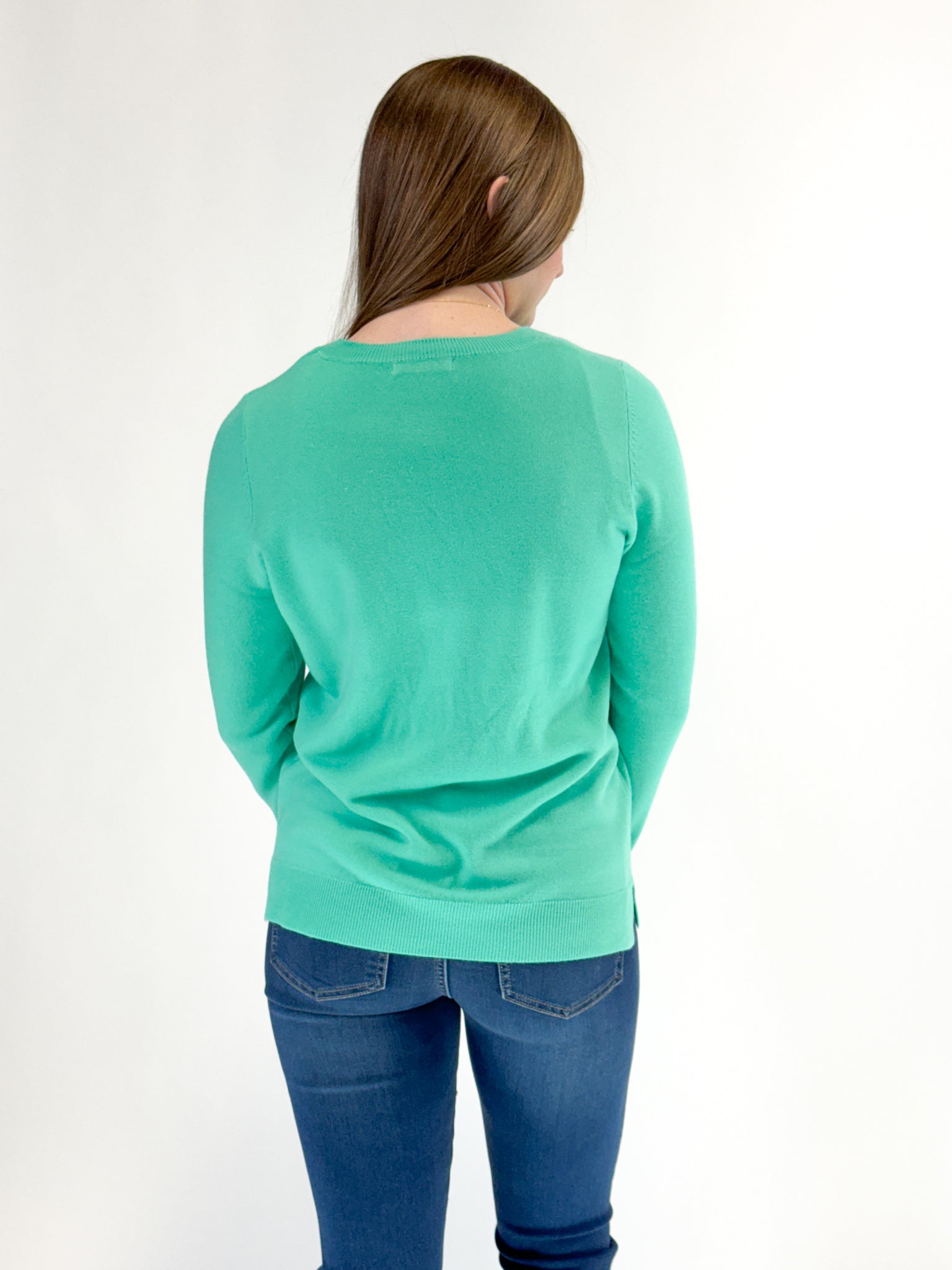 Basic Crewneck Sweater - Mint