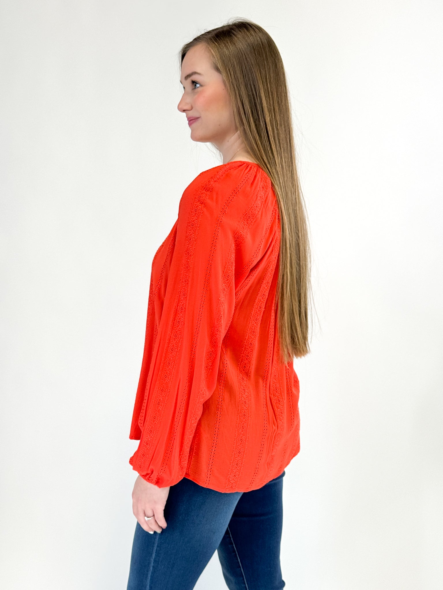 Liverpool Shirred Blouse
