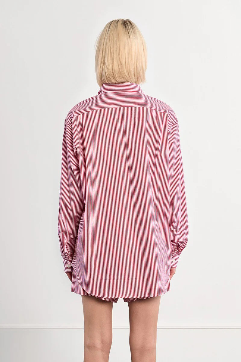 Striped Long Sleeve Button Up