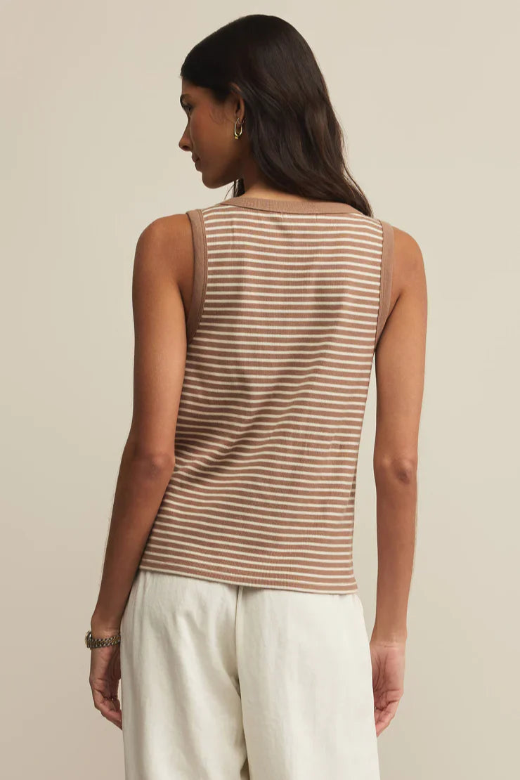 Z Supply Elin Stripe Rib Tank