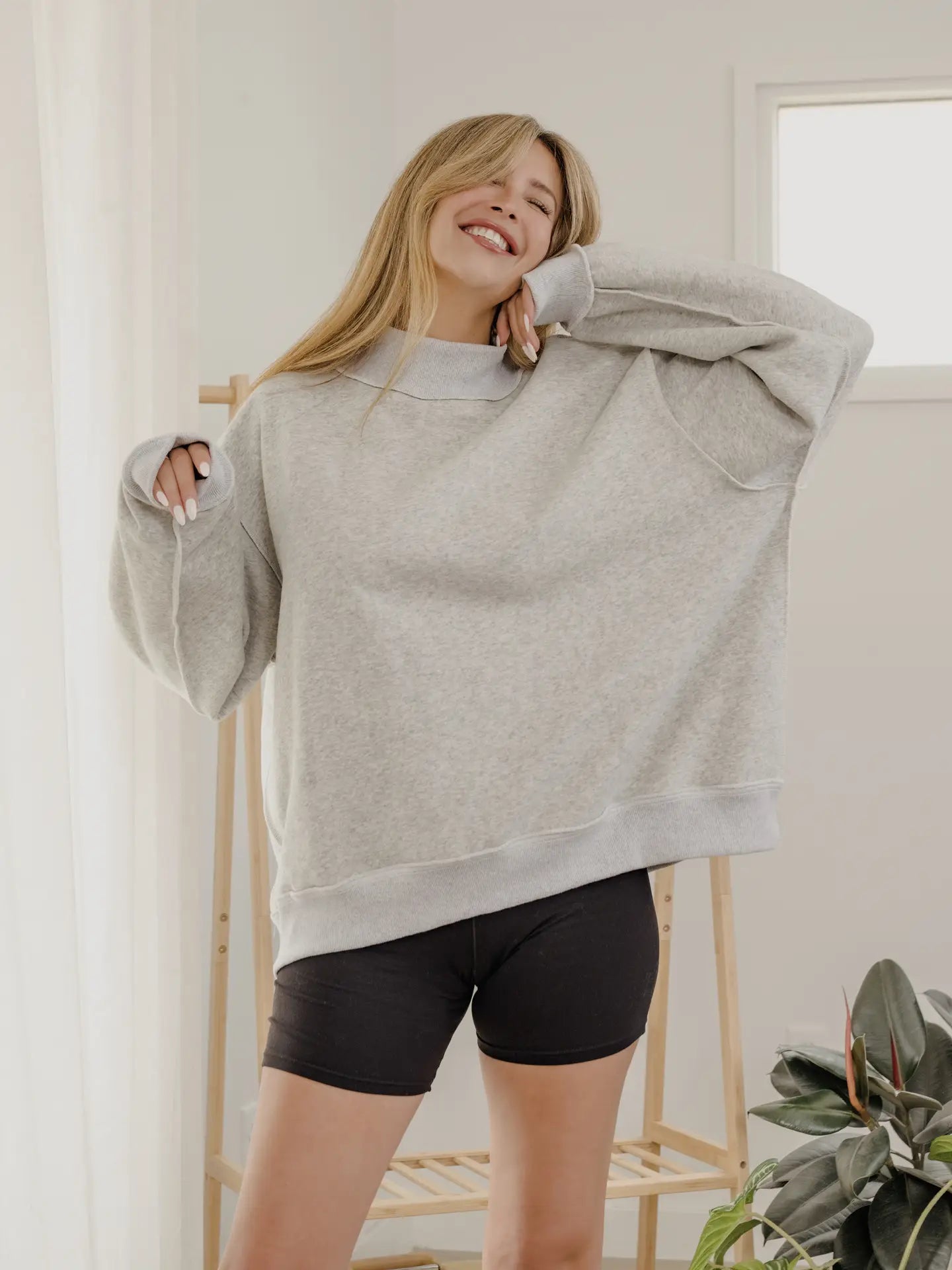 Merry Mock Neck Sweatshirt