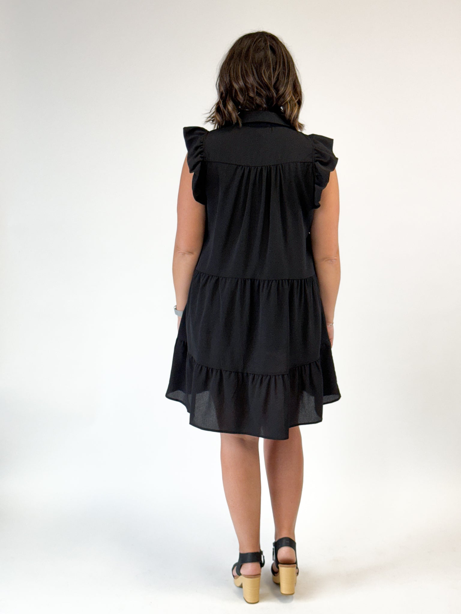 Black Tiered Dress