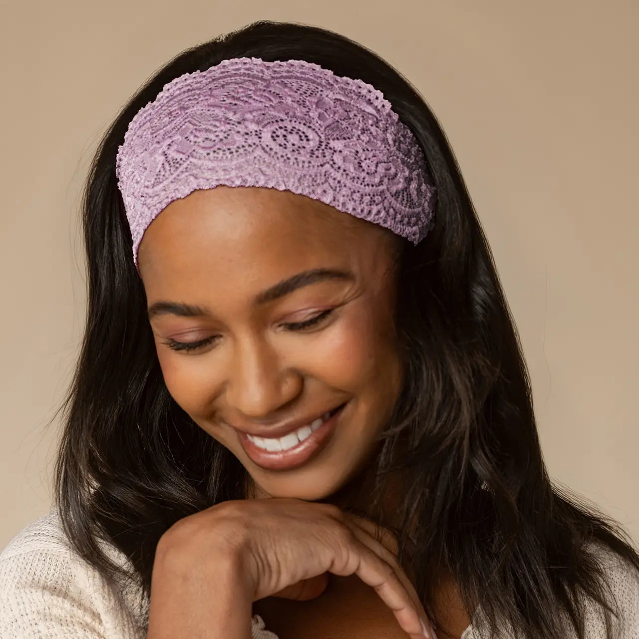 Kitsch Wide Lace Elastic Headbands 2pc Set