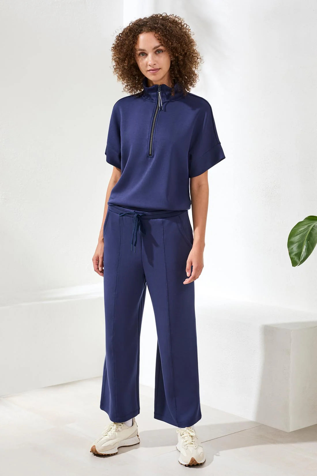 Tribal Pull On Capri With Drawcord