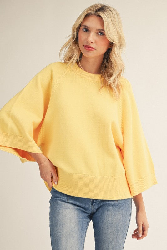 Drop Shoulder Comfy Sweater