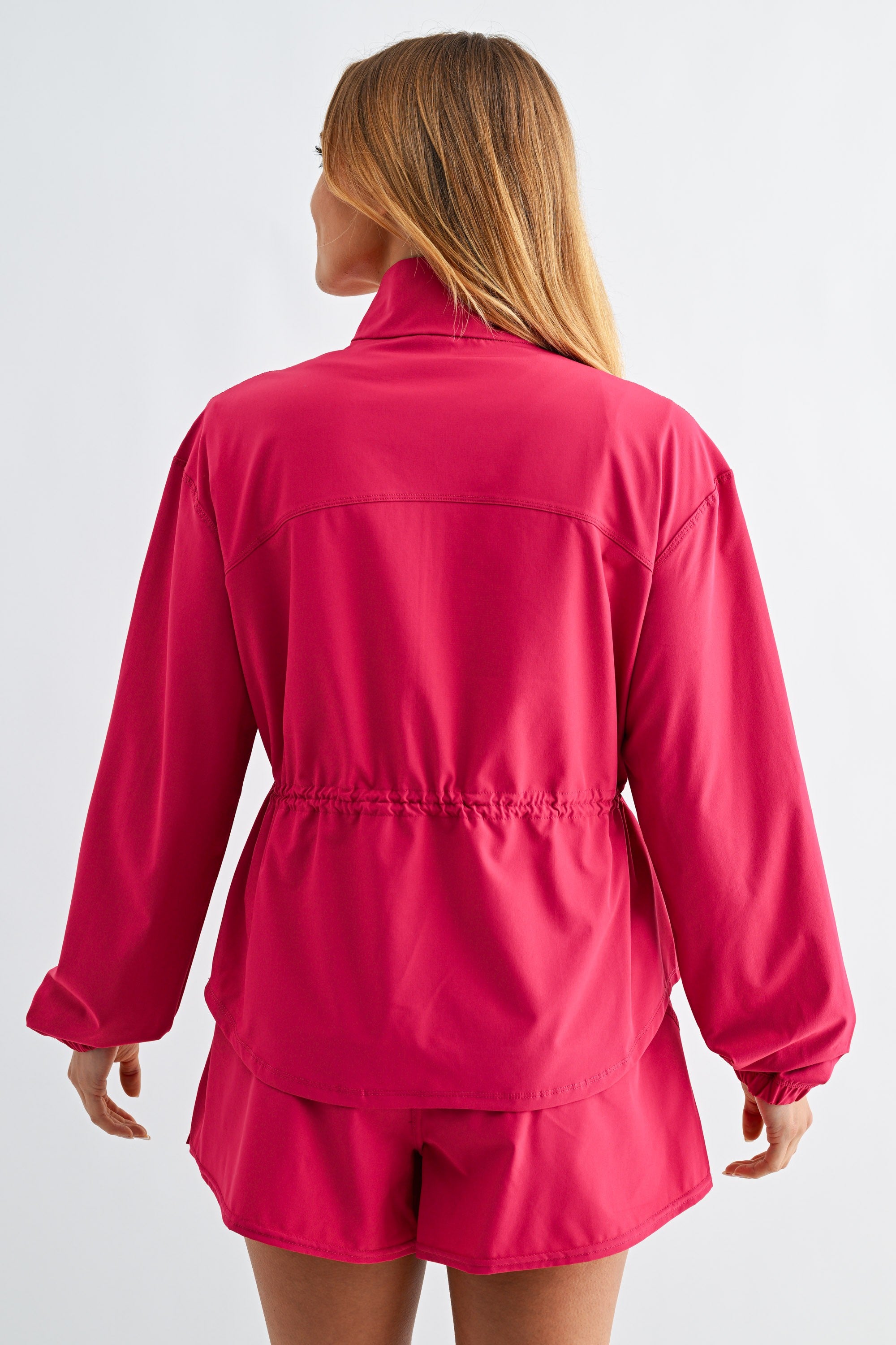 Curve Cinch Peplum Jacket