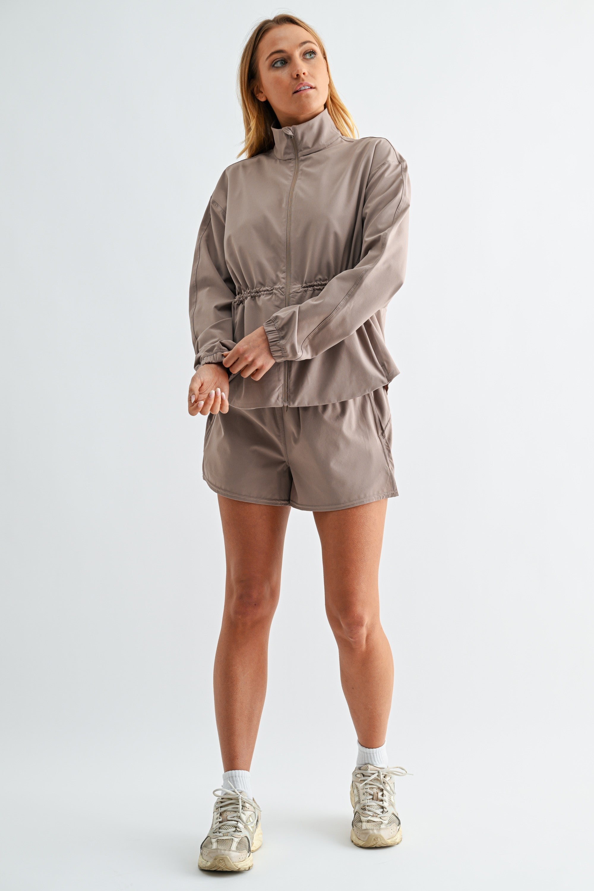 Curve Cinch Peplum Jacket