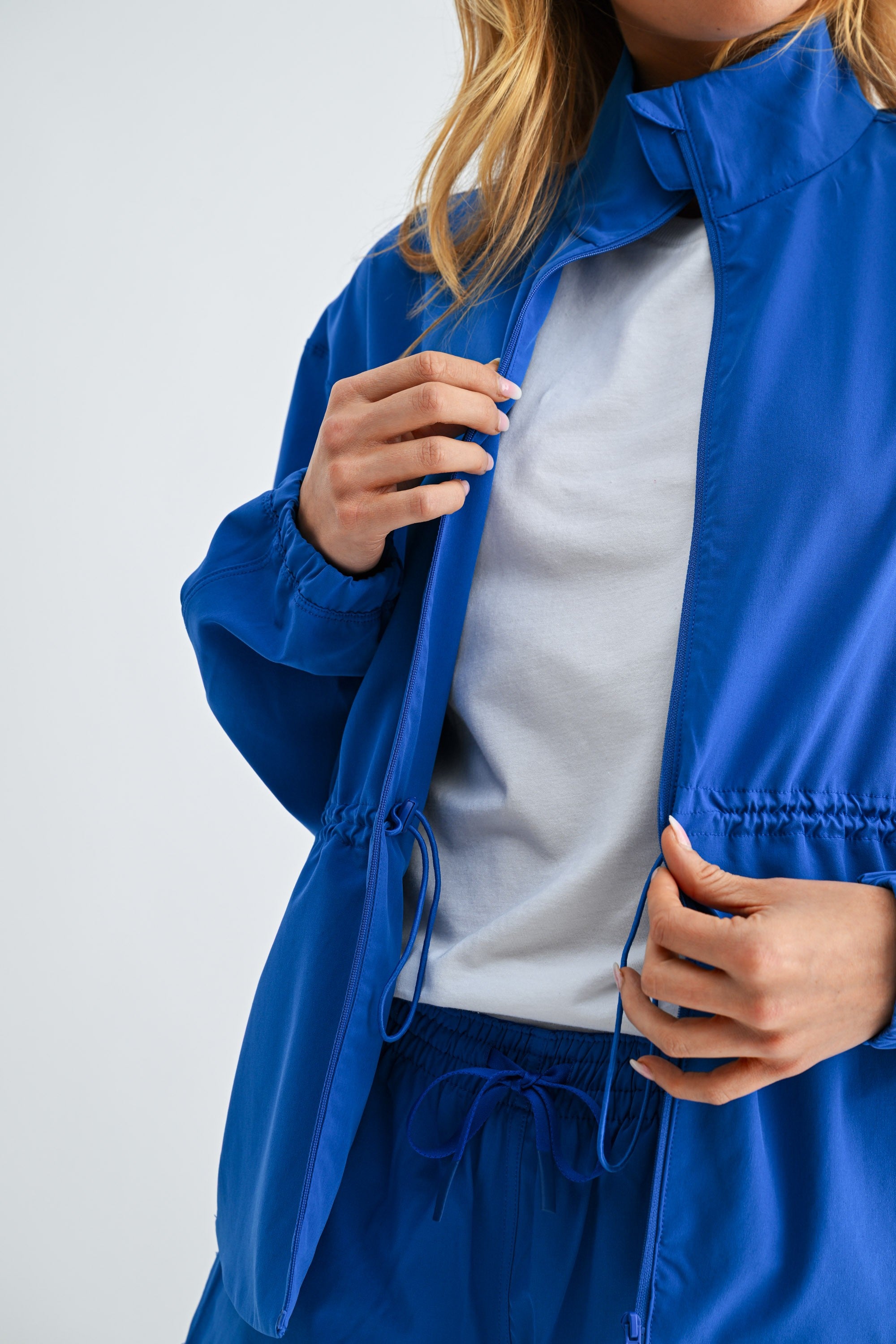 Curve Cinch Peplum Jacket