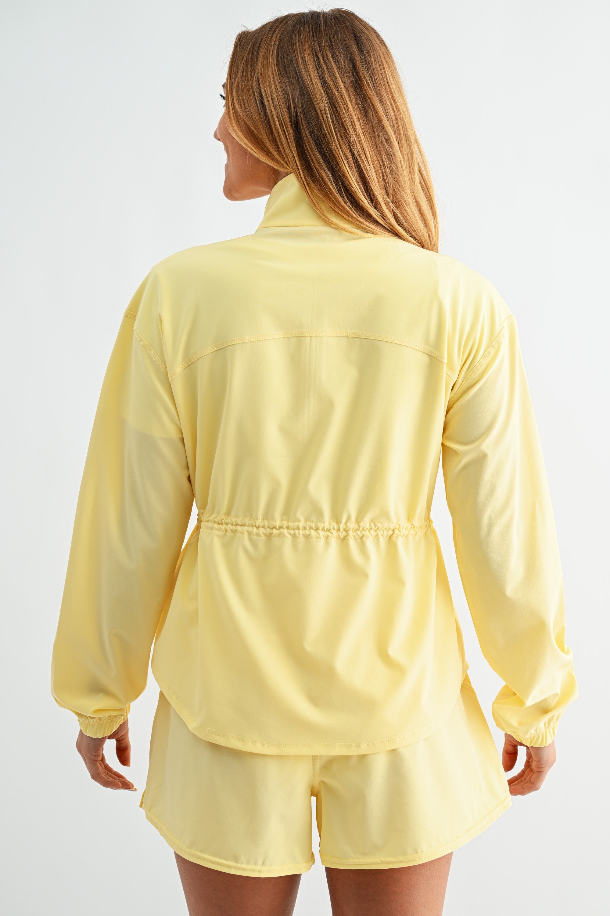 Curve Cinch Peplum Jacket