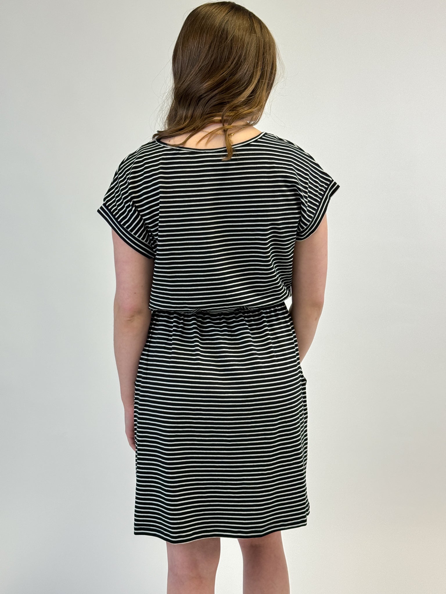 Molly Bracken Striped Knitted Dress