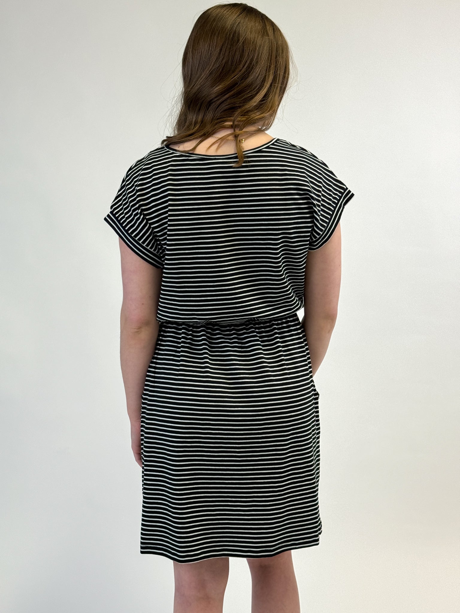 Molly Bracken Striped Knitted Dress