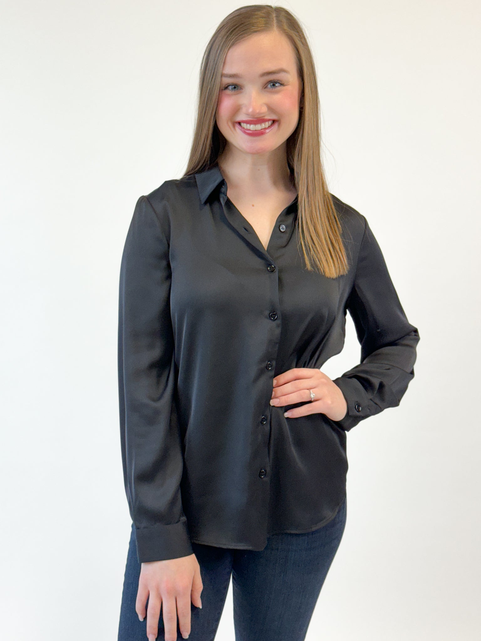 Classic Button Down - Black