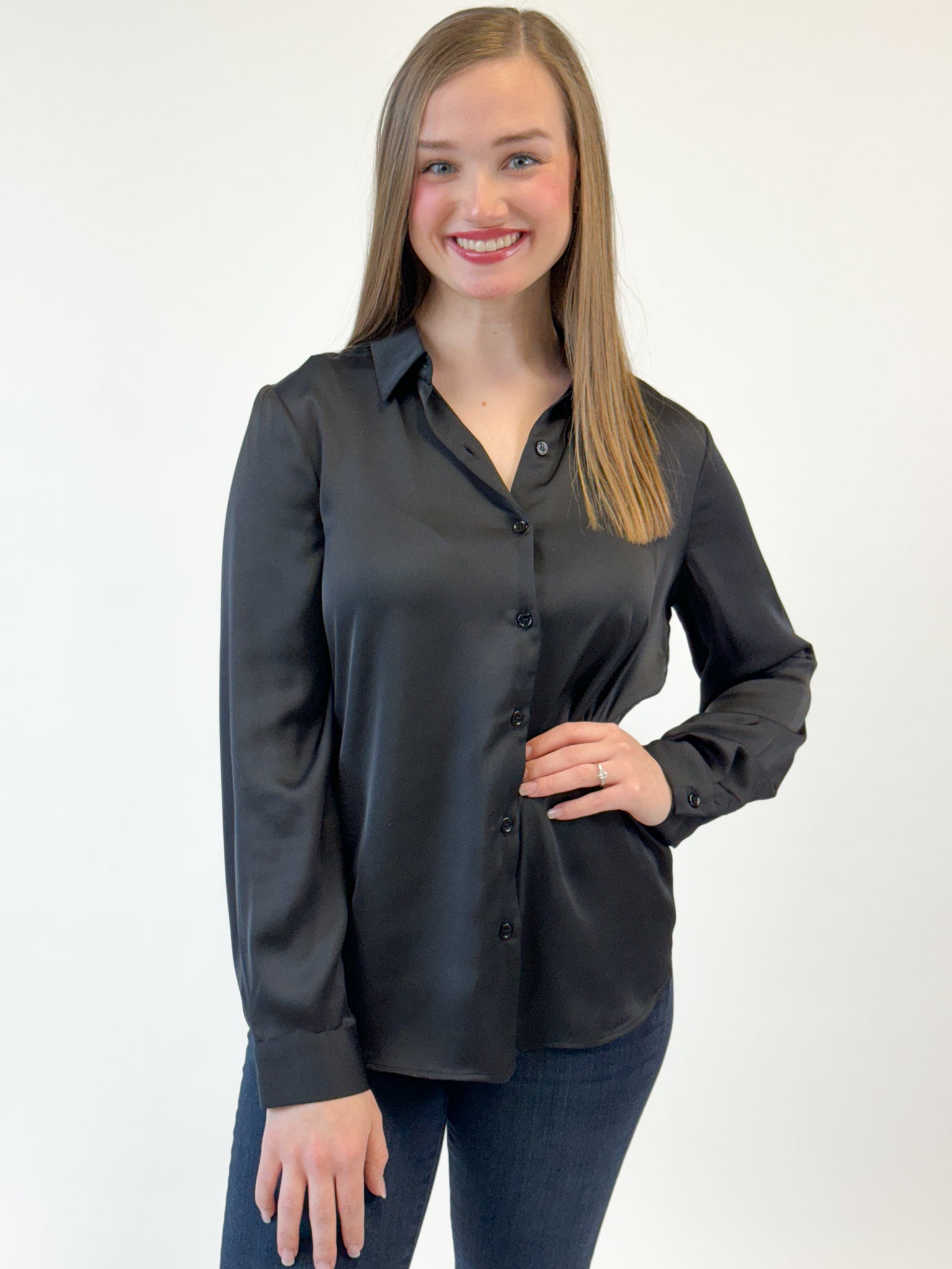 Classic Button Down - Black