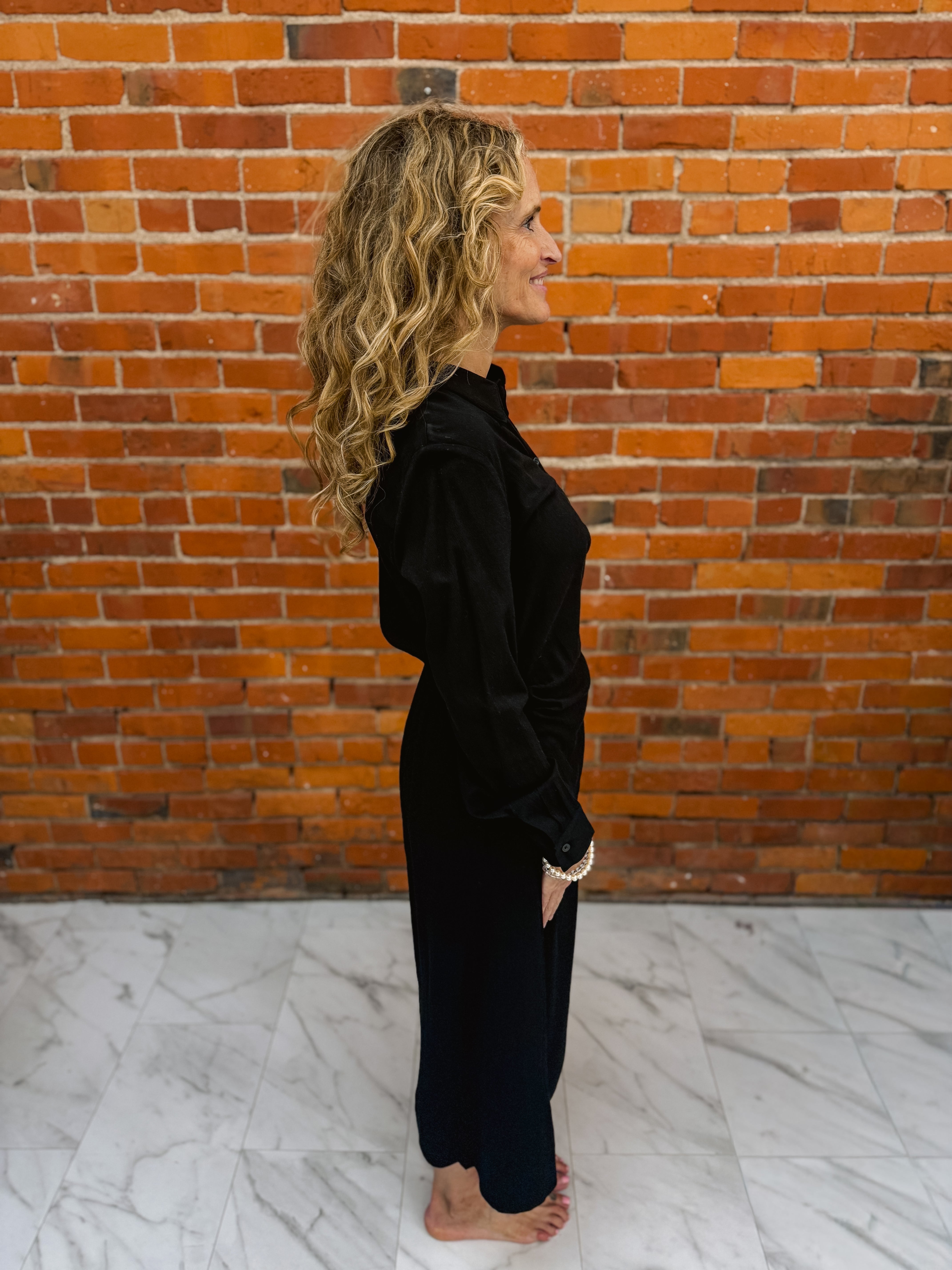 Tribal Long Sleeve Waist Wrap Dress