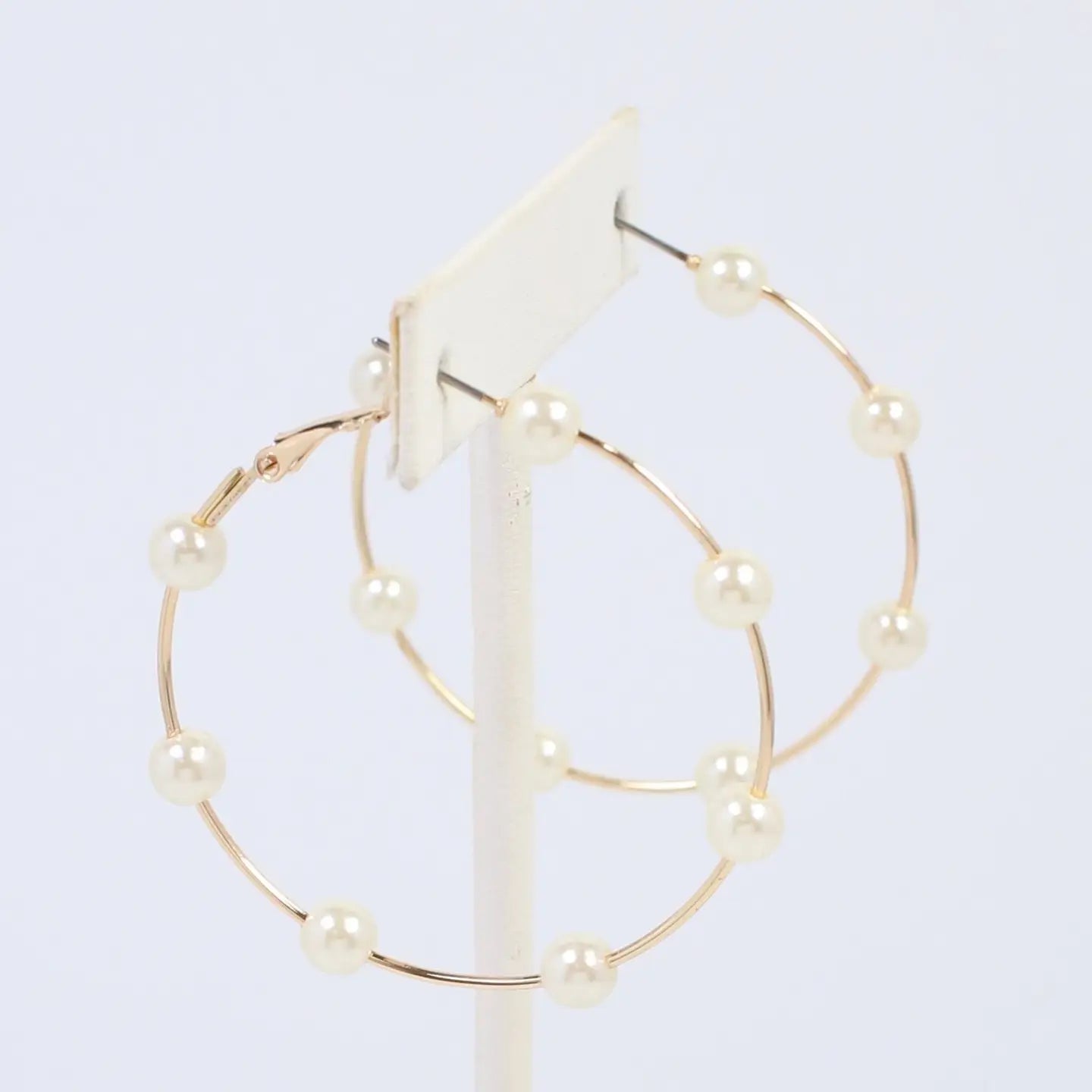 Mount Clemens Pearl Hoop Earring
