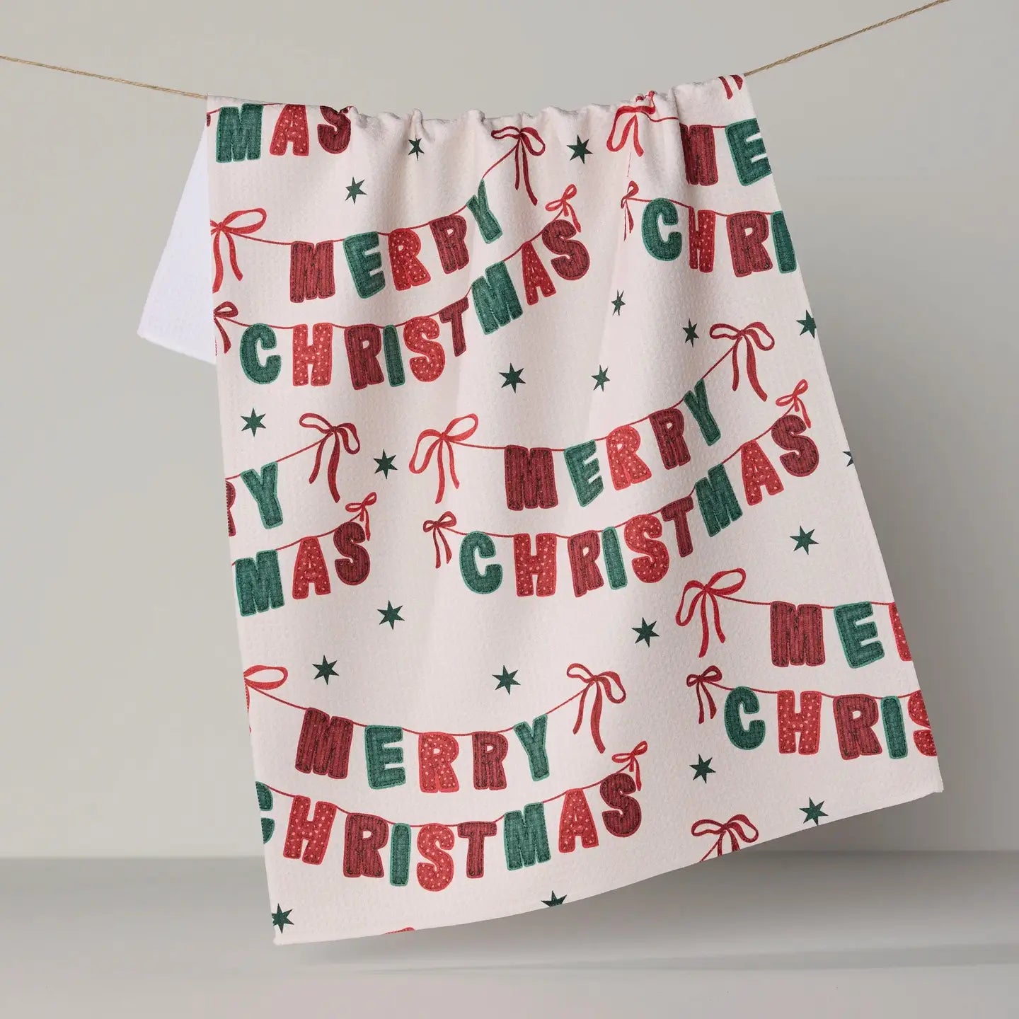 Geometry Christmas Tea Towels