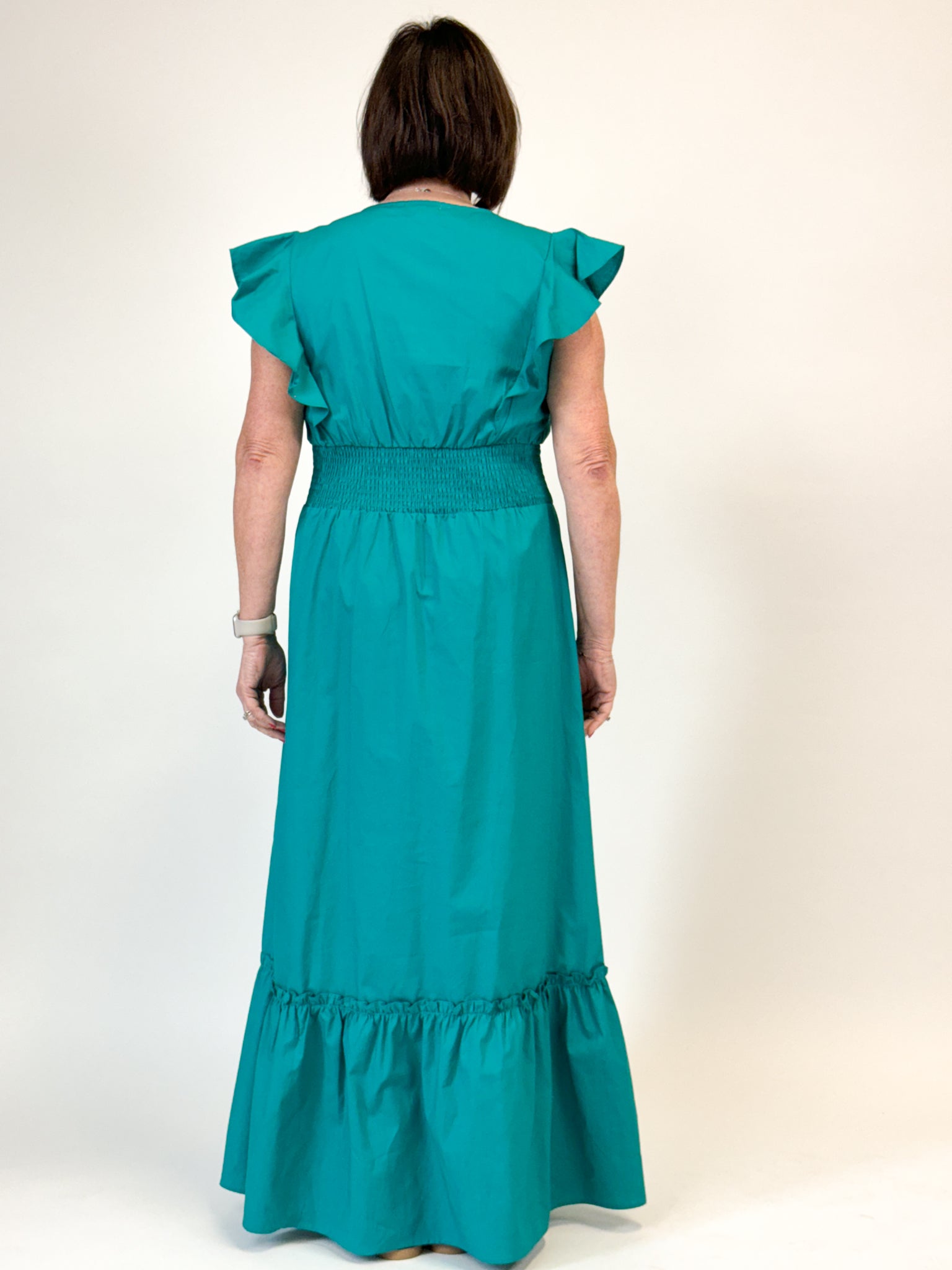 Molly Bracken Emerald Green Maxi Dress