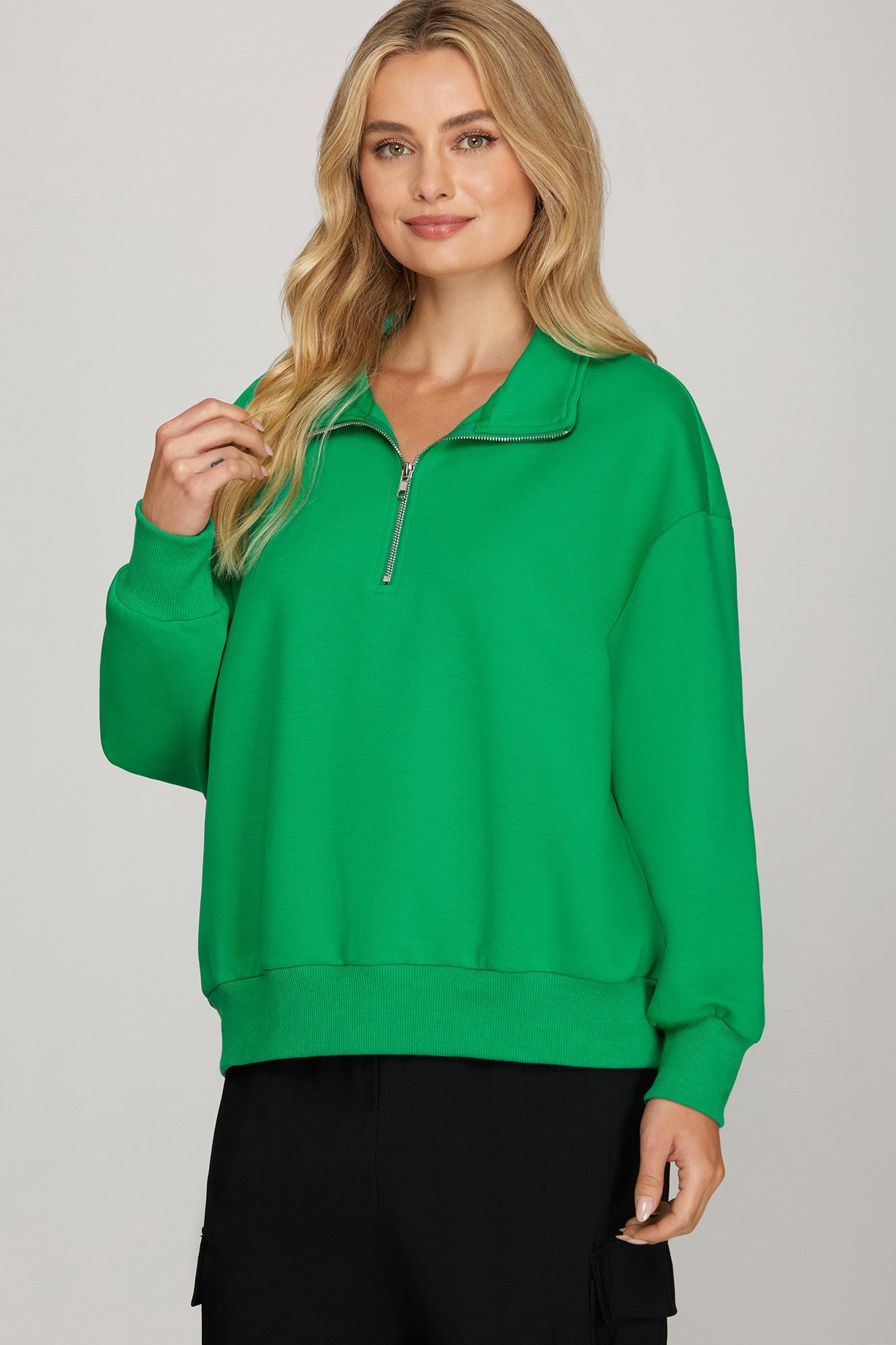 Half Zip Sweatshirt
