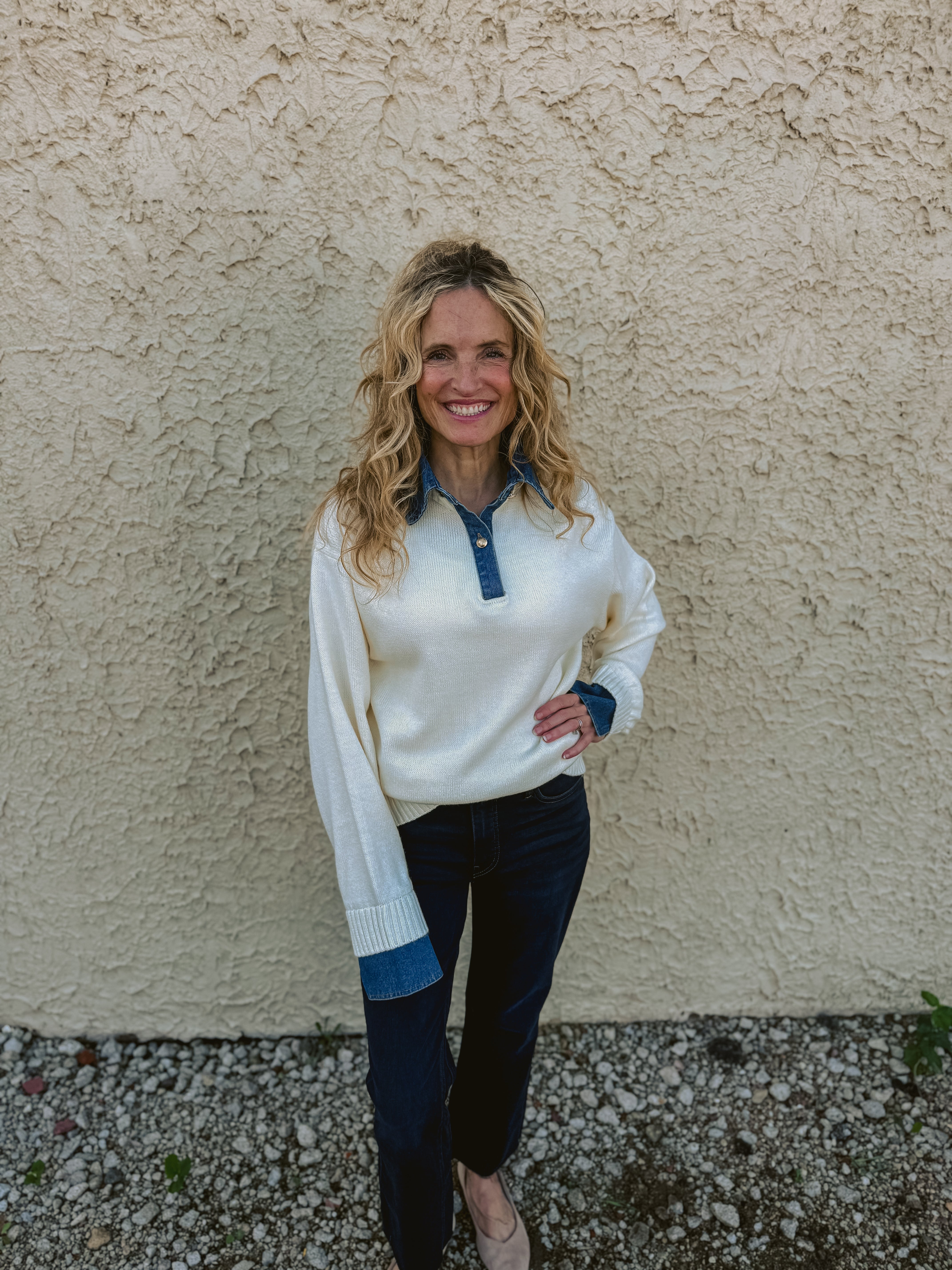 Elan Collared Sweater