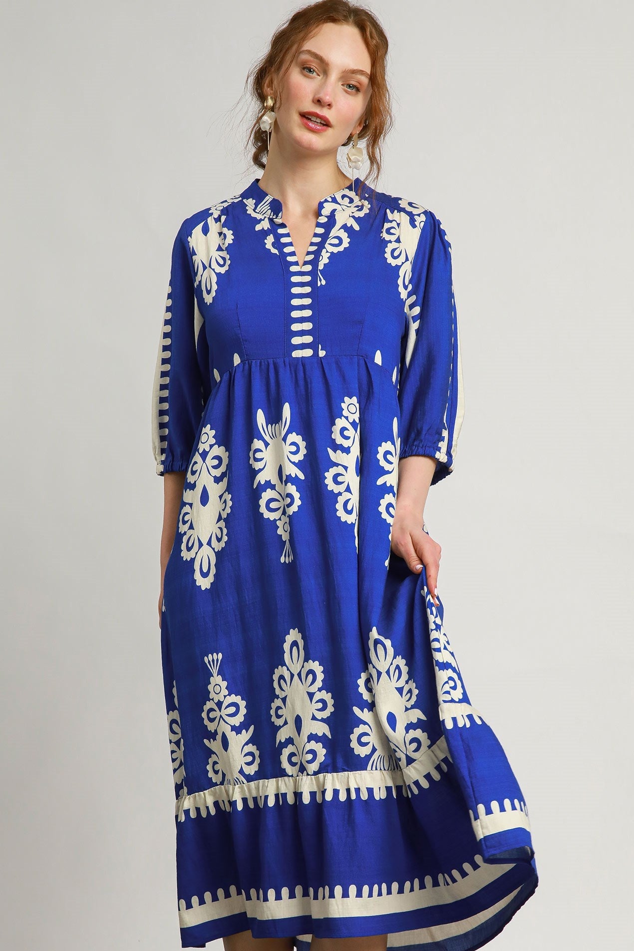 Desert Bloom Midi Dress