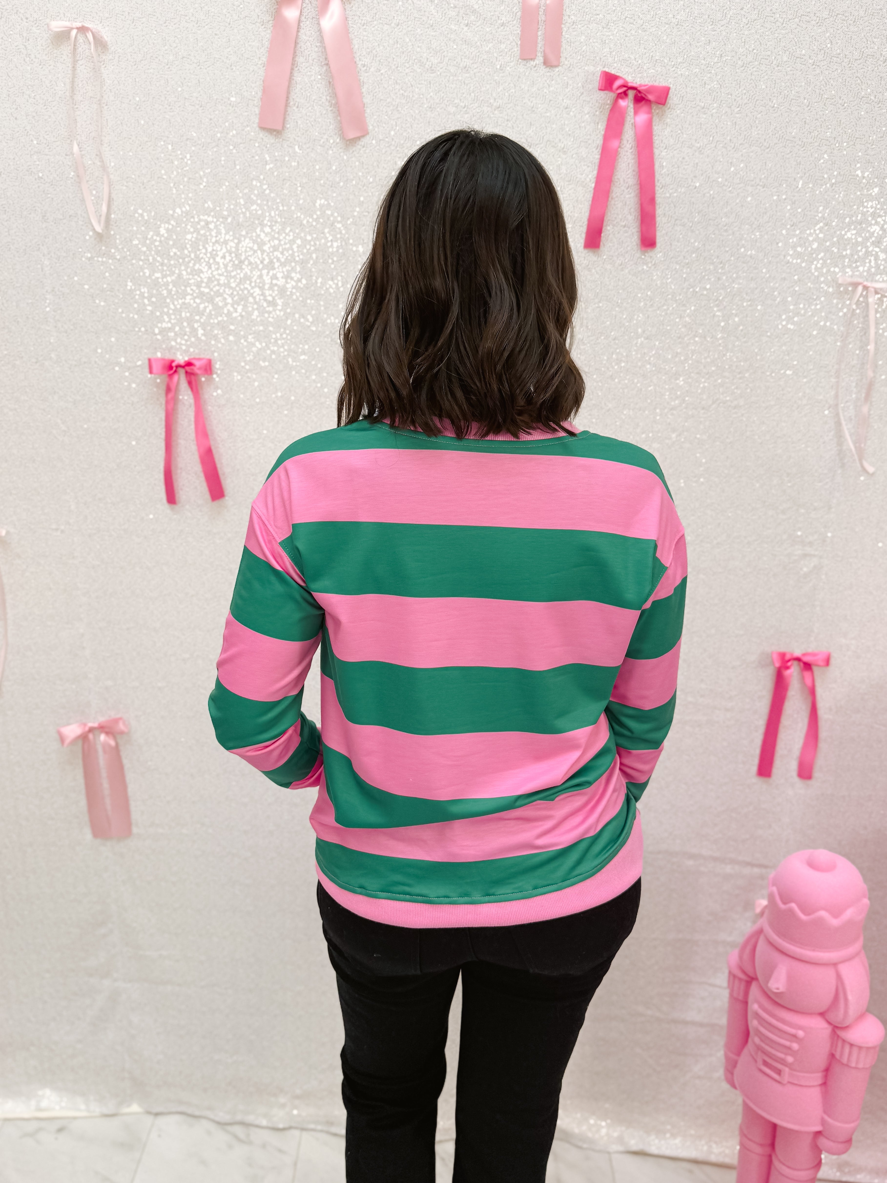 Holly Jolly Embroidered Long Sleeve