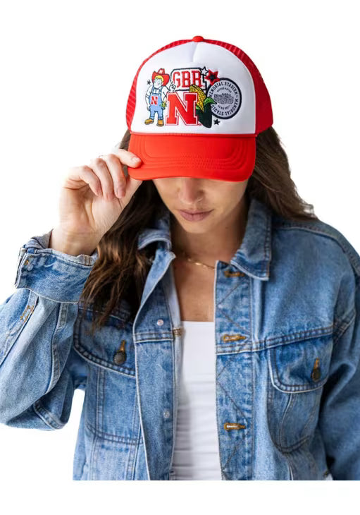 Nebraska Layer Patch Foam Hat