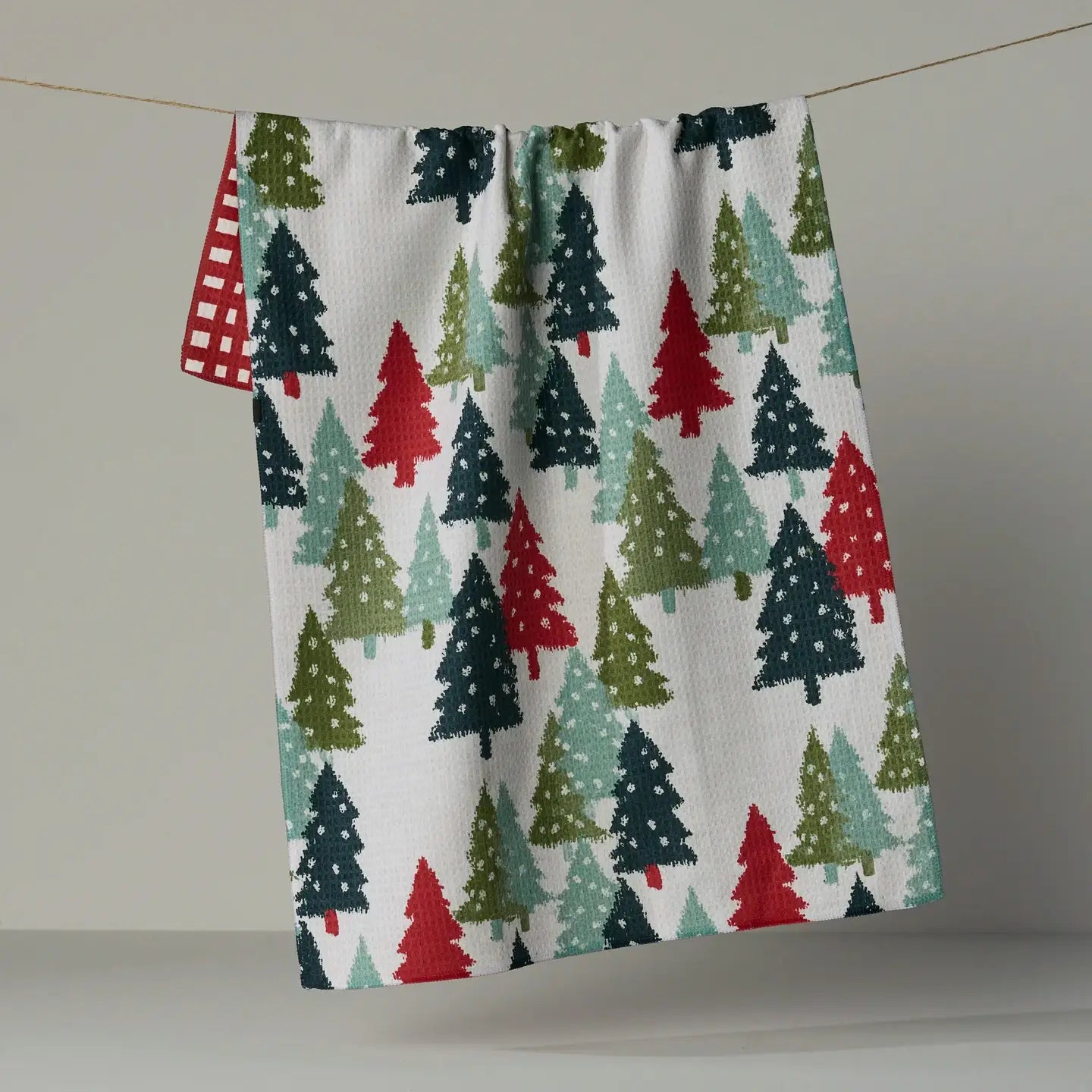 Geometry Christmas Tea Towels