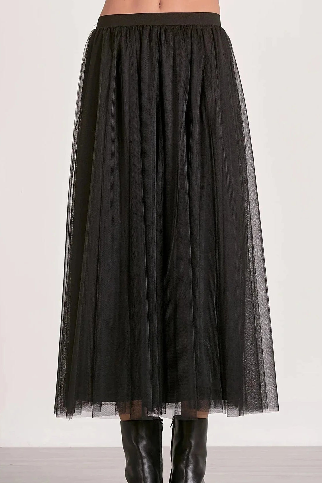 Black Midi Skirt