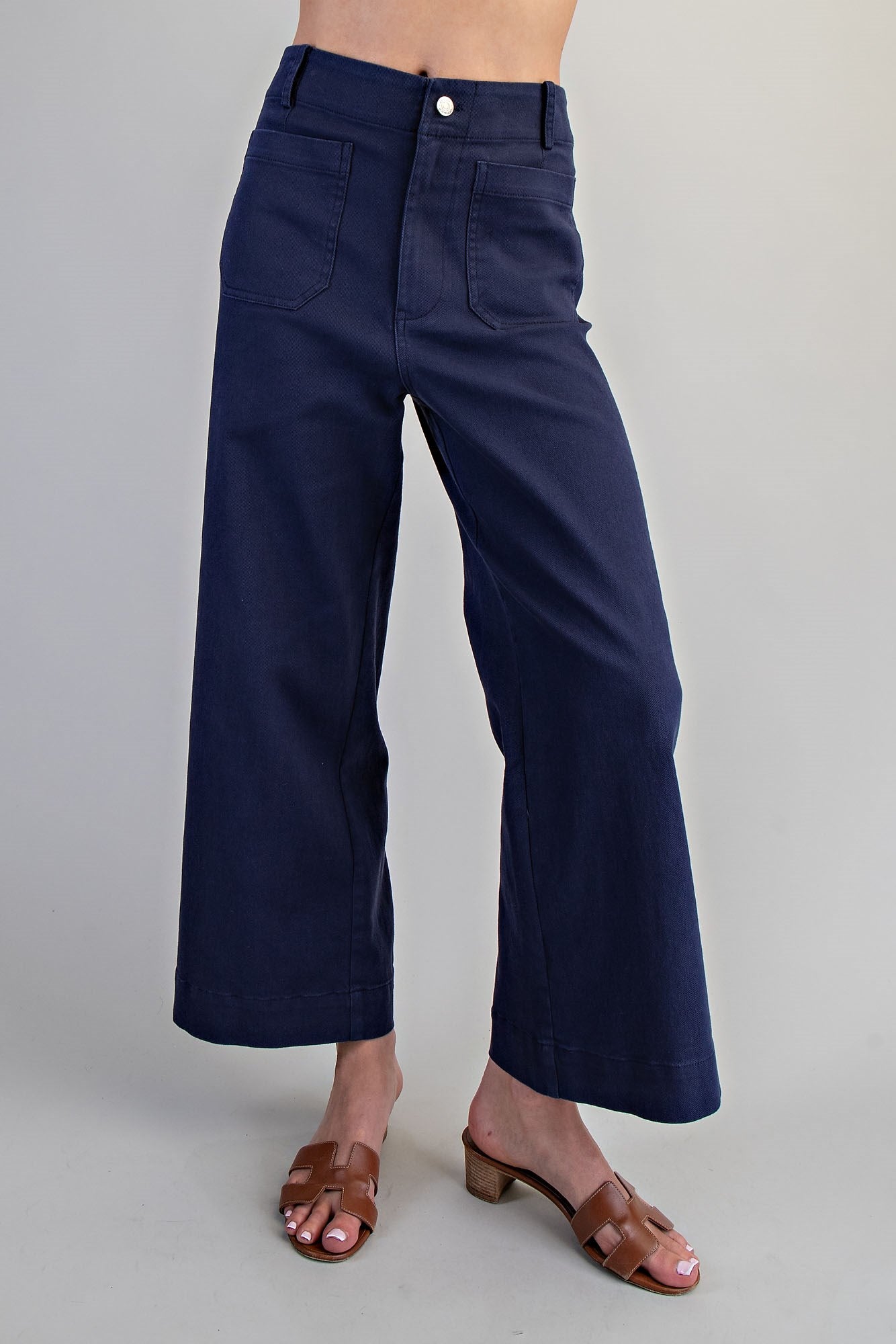 Soft Washed Wide Leg Pants