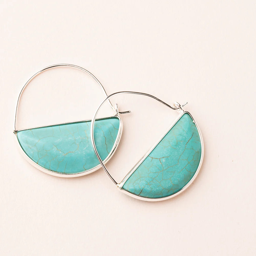 Scout Stone Prism Hoop Earring