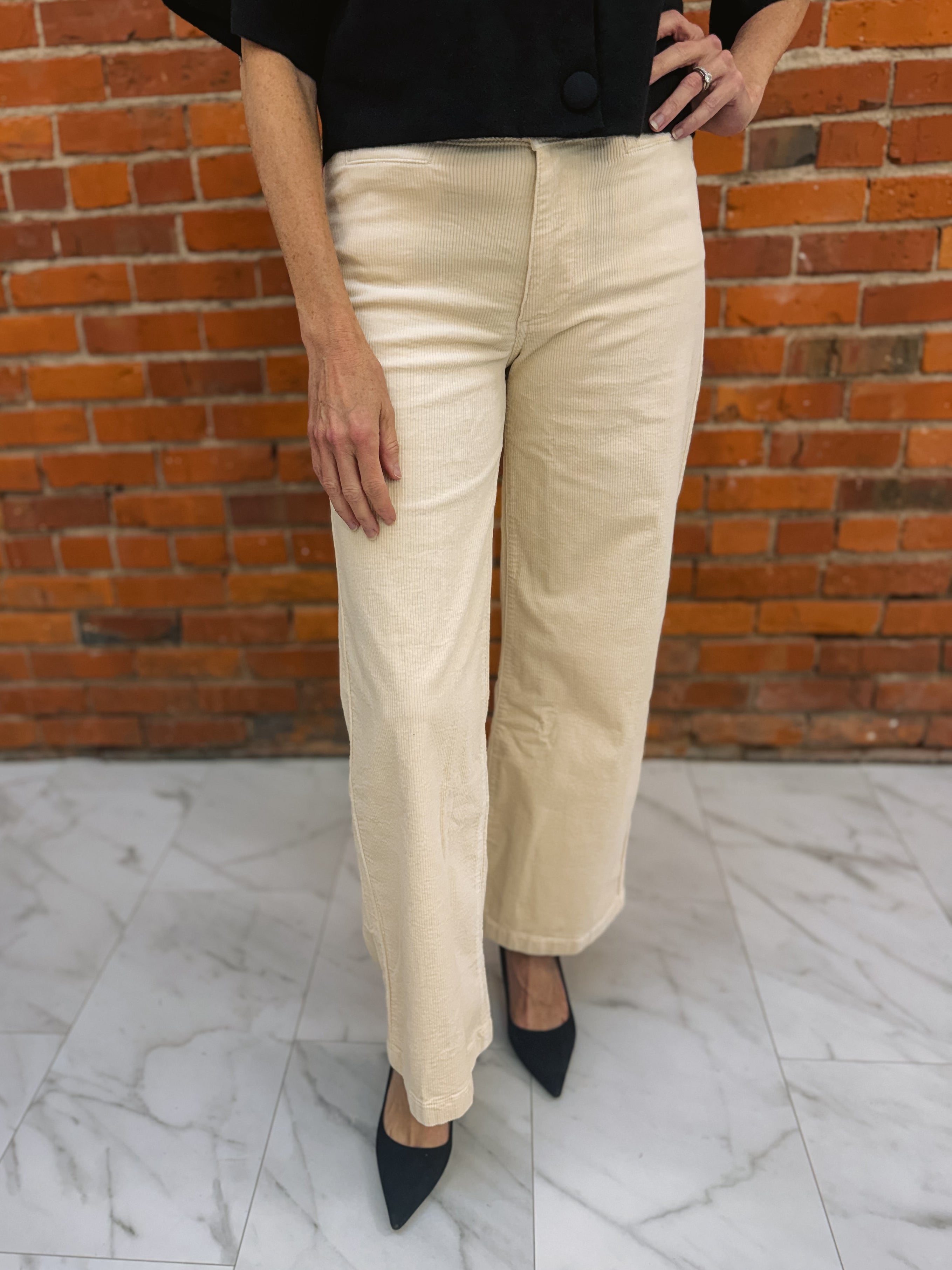 KUT Meg Wide Leg - Ivory